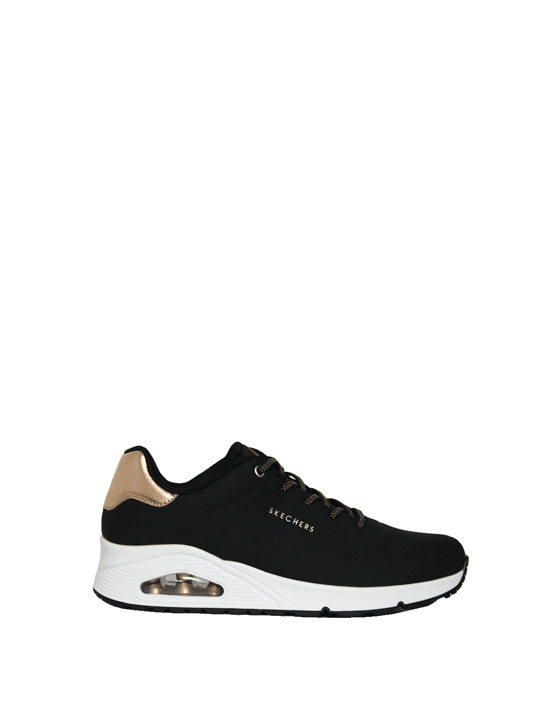 Shimmer Away Slip On Sneakers Black White Rodem Shoes